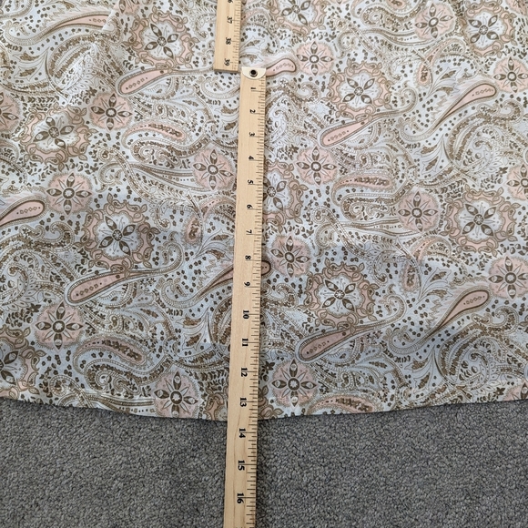 H&M Bohemian Paisley Maxi Dress - Deep V-Neck, Size 4 - Picture 7 of 7